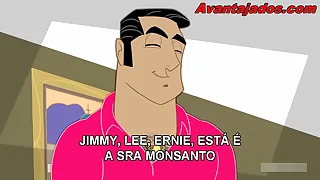 Cartoon Gay O Homem do Rabudo no Surub&atilde;o
