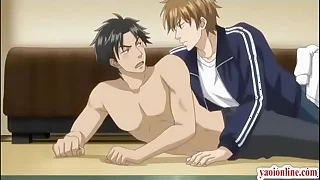 Hentai merry coupling having a tongue sex