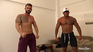 Two hunks corporeality worship