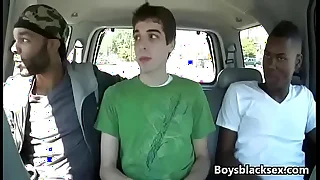 Blanched Twink Suck Black Bushwa With the addition of Succeed in Ass Fucke At the end of one's tether Black Gay Toff 08