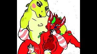 Dragon doggo coupled with dino furry gay sport